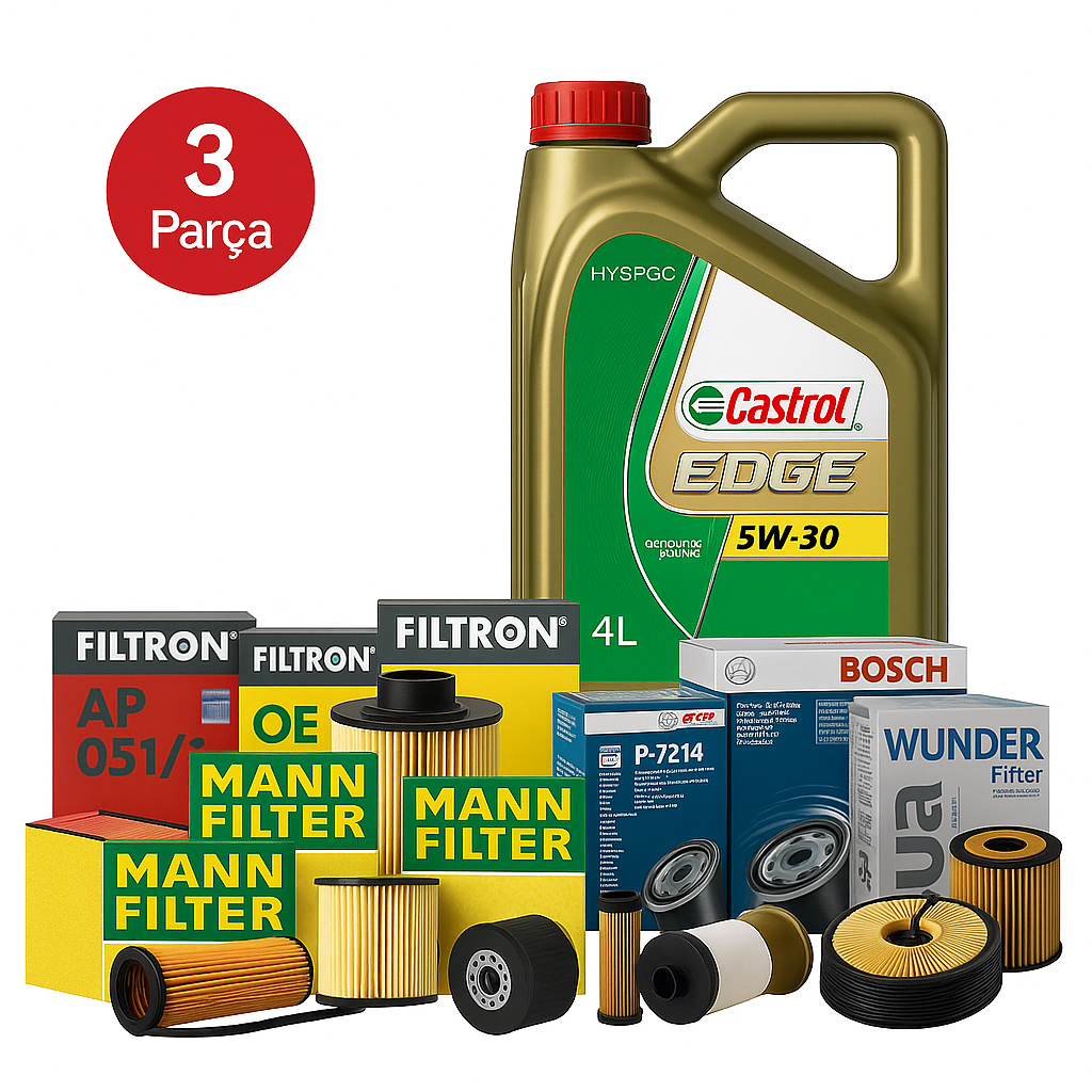 3-Parca-Filtre-Bakim-Seti-Castrol-Edge-5W-30-4-Litre-3.png Hyundai I20 1.4 Mpi (2020-2022) Edge 4 Litre Motor Yağlı Filtre Bakım Seti 3 Parça Set - Görsel 1
