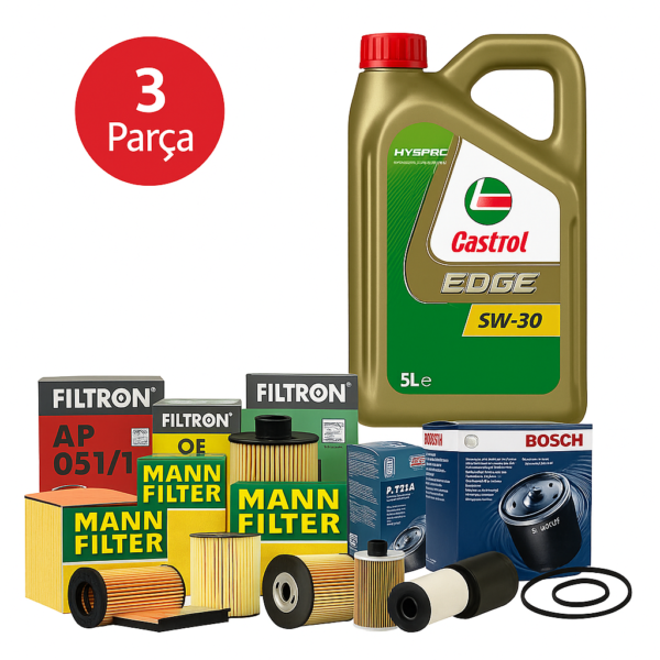 Jeep Grand Cherokee 4.7 (1998-2006) Edge 6 Litre Motor Yağlı Filtre  Bakım Seti 3 Parça Set