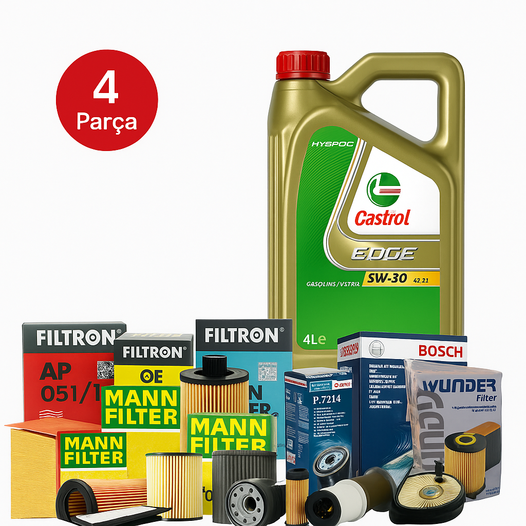 4-Parca-Filtre-Bakim-Seti-Castrol-Edge-5w-30-4-Litre.png Hyundai I20 1.4 Mpi (2020-2022) Edge 4 Litre Motor Yağlı Filtre Bakım Seti 4 Parça Set - Görsel 1