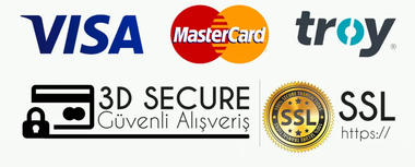 Visa MasterCard Troy 3D Secure SSL Güvenli Ödeme
