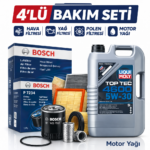 Bosch BMW 7.40 Dizel xDrive Liqui Moly 4600 7 Lt Motor Yağı Filtre Seti (2010-2012) 4 Lü