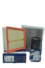 BOSCH Ford Fiesta 1.4 Benzin Castrol Edge 5W-30 Motor Yağı Filtre Seti (2008-2017) 4 Lü - Görsel 2